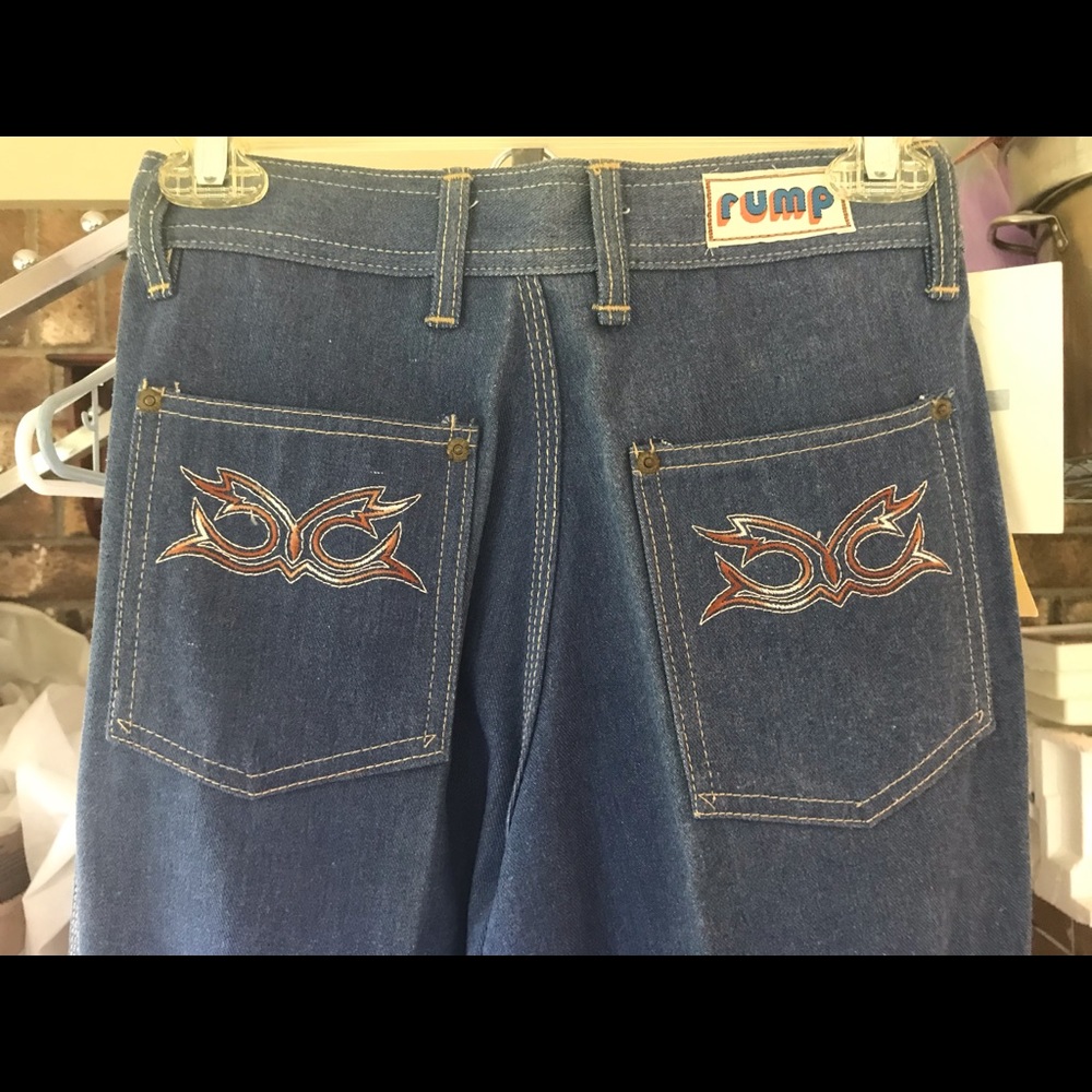 NWT Rump Jeans vintage 1970s 25” waist NEW RUMP